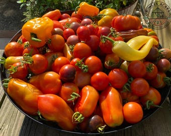Chaos Garden Seed Pack | 300+ Count | Open-Pollinated Heirloom Vegetables, Herbs & Flowers | Rare Seeds