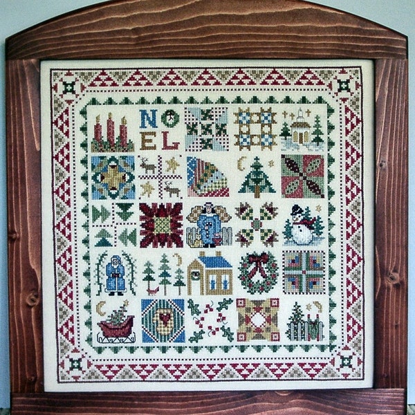 Country Christmas Blocks, Chartpack Cross Stitch by Linda Myers