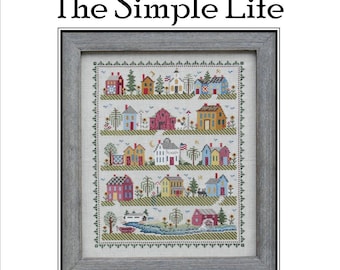 The Simple Life Kit, Cross Stitch Kit by Linda Myers