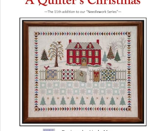 A Quilter's Christmas Kit, Cross Stitch kit by Linda Myers