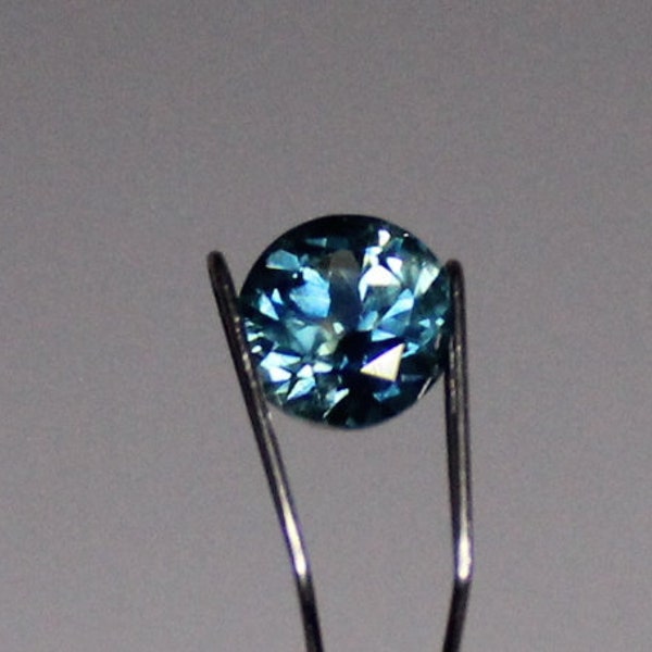 Montana Sapphire Round Brilliant 1.01 cts Loose Blue Gem Stone (B98) (for wedding and/or engagement ring jewelry)