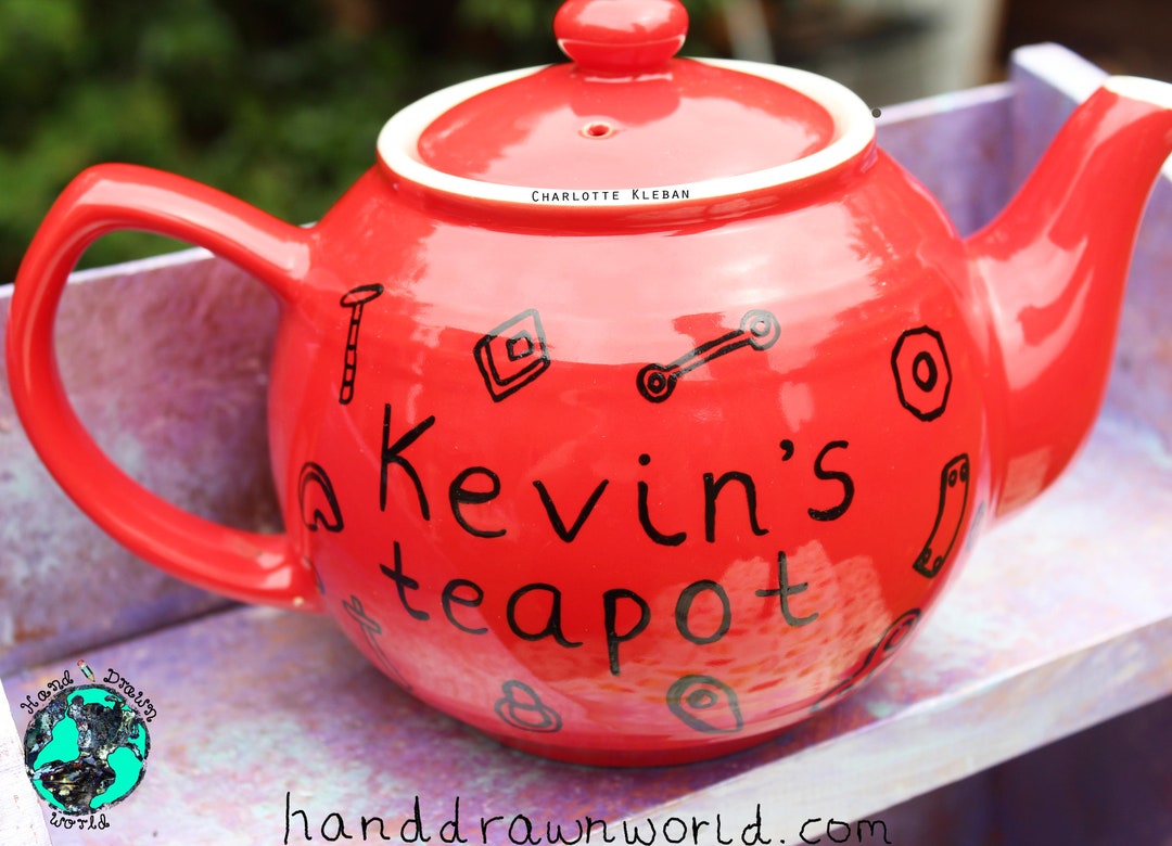 Personalised Teapot, Gifts for Him, Dad Gifts, Gifts for Dad, Grandad