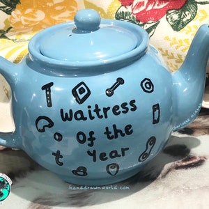 Personalised teapot, gifts for him, Dad gifts, gifts for Dad, Grandad gifts, male gift, personalised gifts, customised gift image 6