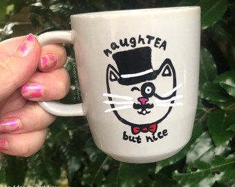 Cat lover’s mug, personalised mug