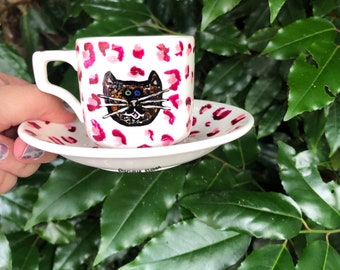 Cat espresso cup