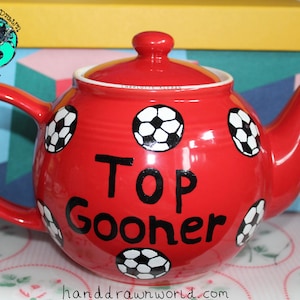 Football teapot, personalised teapot image 3