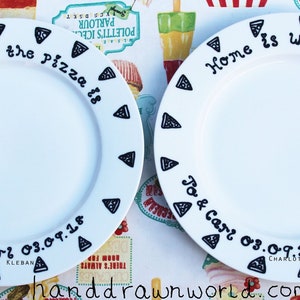 Personalised plates, dining plate, Pizza plate, Valentine’s, couple gift, wedding gift, anniversary gift, save the date, personalised gifts
