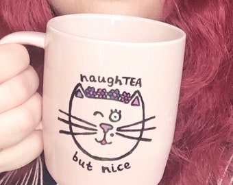 Cat lover’s mug, personalised mug