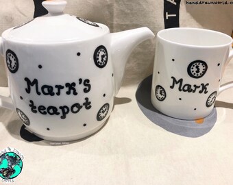 Tea for one, clocks, Father’s Day gifts, personalised gifts