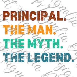 Principal Design, The Man, The Myth, The Legend