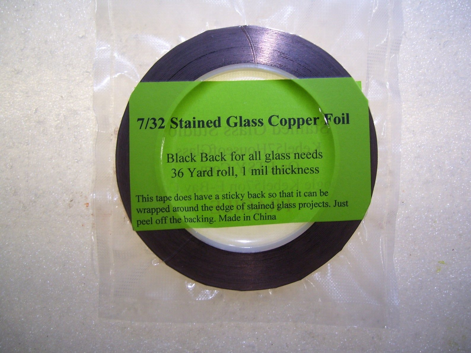 7/32 Black Back Stained Glass Copper Foil Etsy 7/32 Black Back Stained Glass Copper Foil Etsy