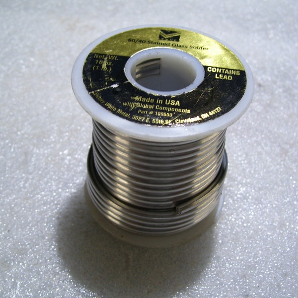 60 40 Stained Glass Solder Etsy