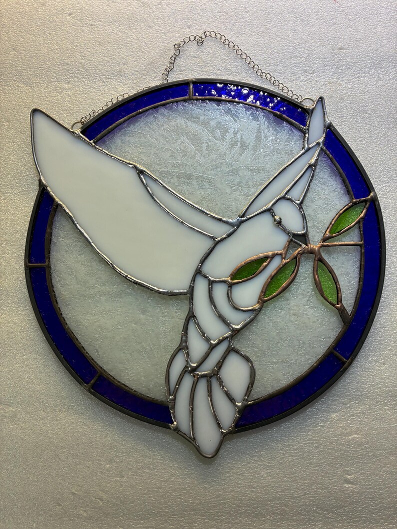 Stained Glass Dove of Peace Sun Catcher - Etsy