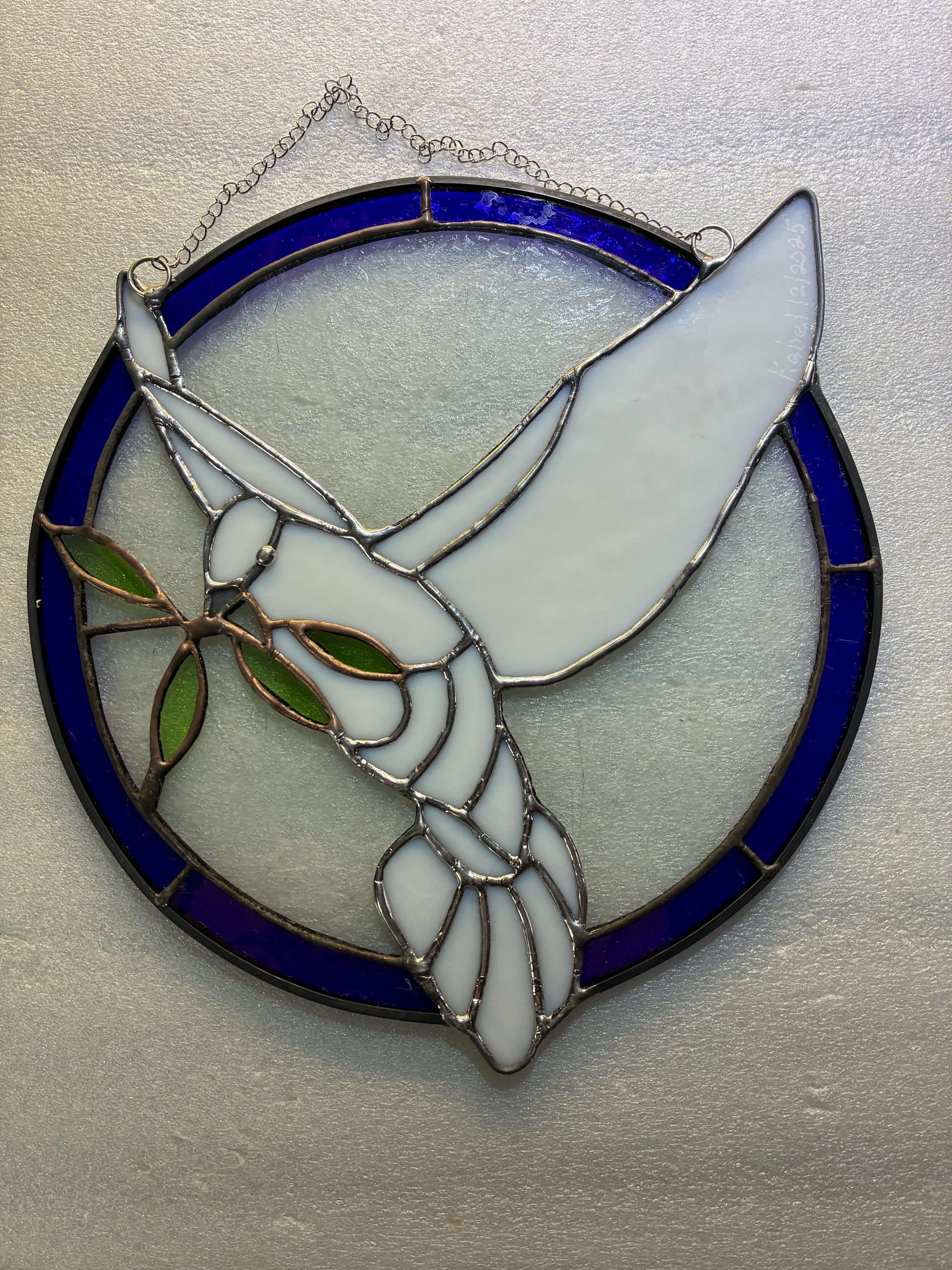 Stained Glass Dove of Peace Sun Catcher - Etsy