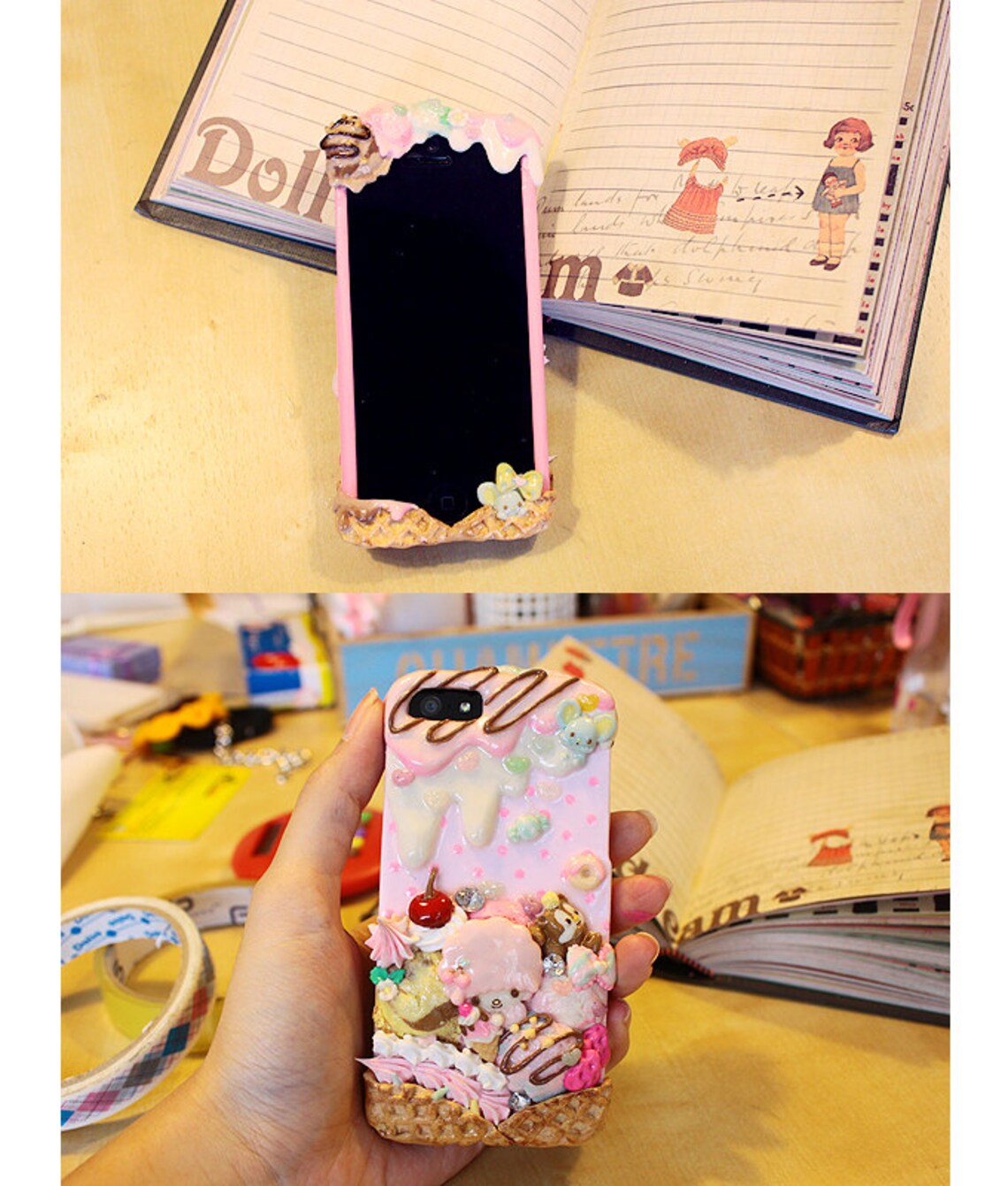 Ice Cream Scoop Series My Piano Iphone 5 Case Samsung Galaxy Etsy