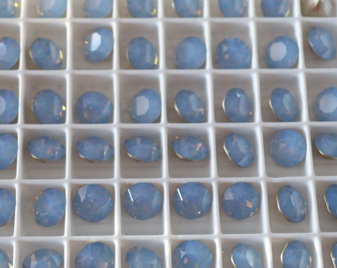 Perles Facettées En Cristal De Bohême - 4 Mm - Couleur Air Blue Opal - Lot De 100 Pièces