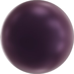 6 pieces 5817 Elderberry 8mm Crystal Cabochon Pearls