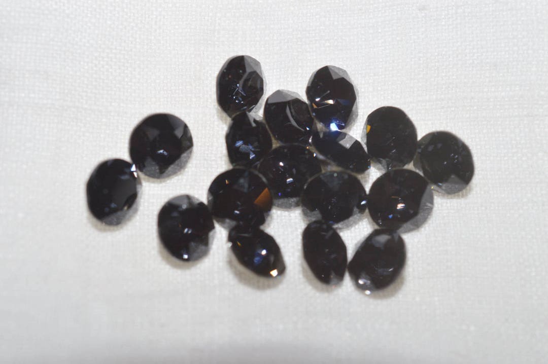 24 Pieces 6mm 1088 Graphite 29ss Crystal Chatons - Etsy