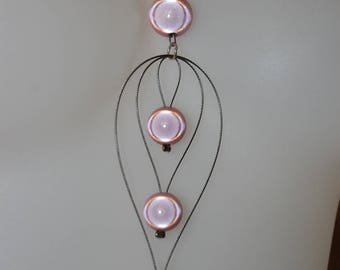 1 necklace pink magic beads