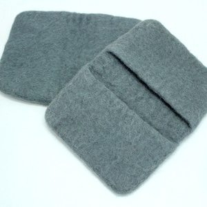 Finger Thumb Pot Holder - Felt Hot Pads - Set Of 2 - Felted Wool Pot Holders - Wool Hot Pads Handmade - Kitchen Hot Pad