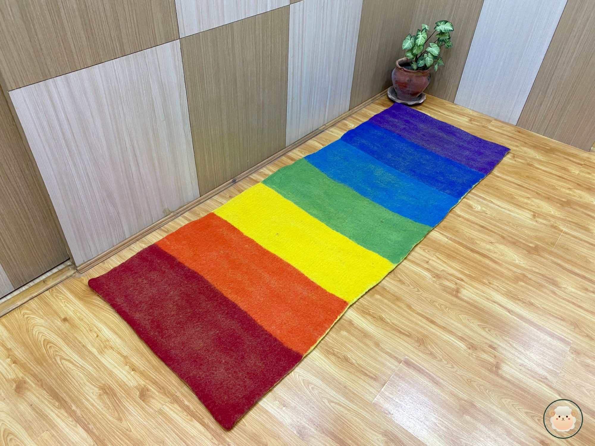 wool meditation mat