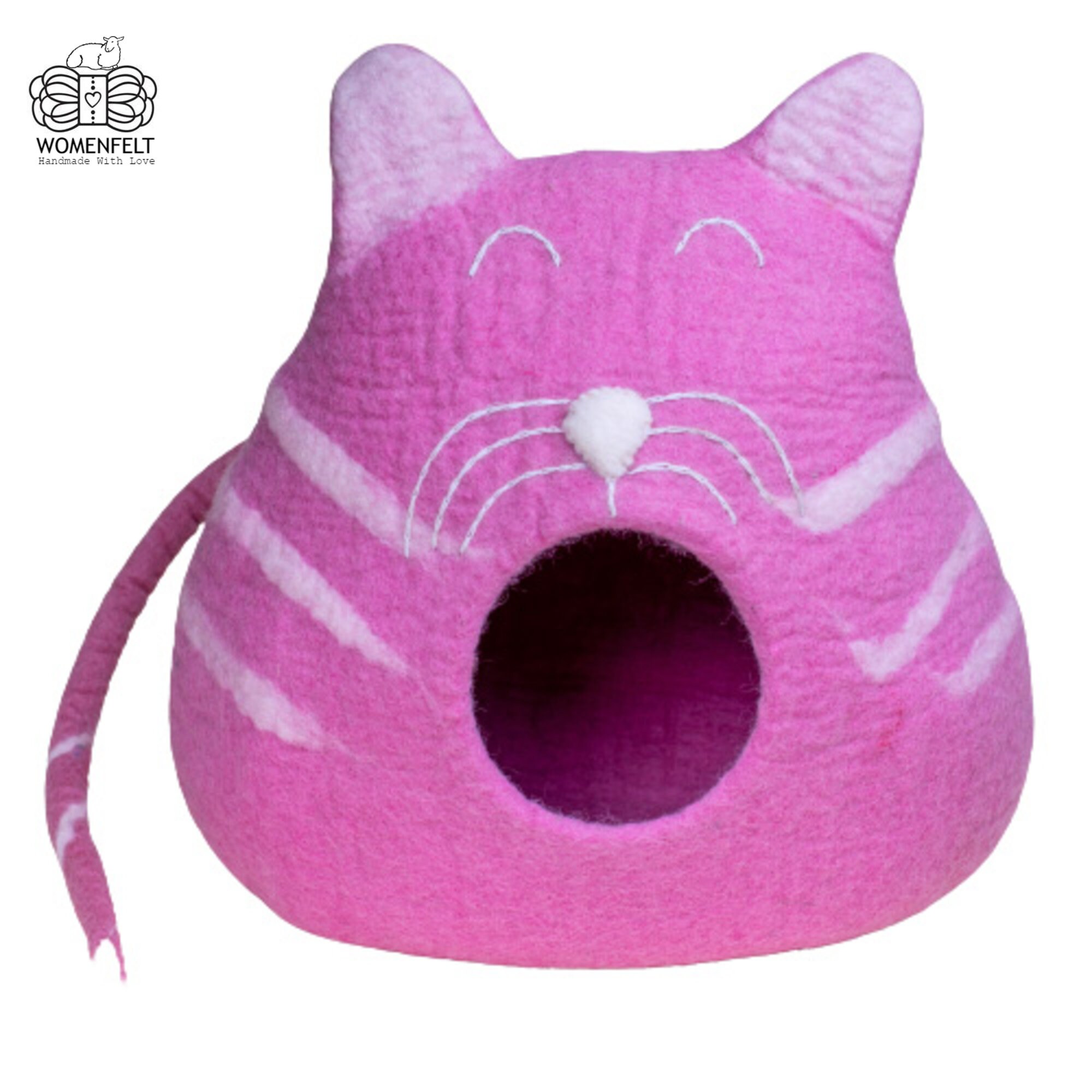 Cozy Cat cave pink Cat HouseCat bed Etsy