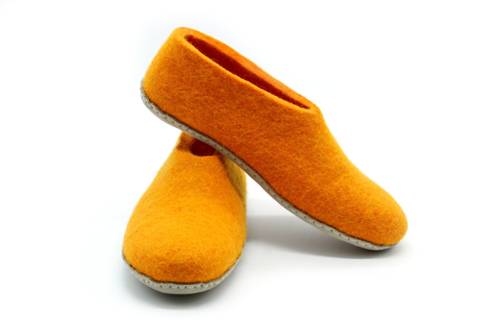 Felted 100 Wool Slipper.handmade Felt Slipperwarm Felted Etsy UK