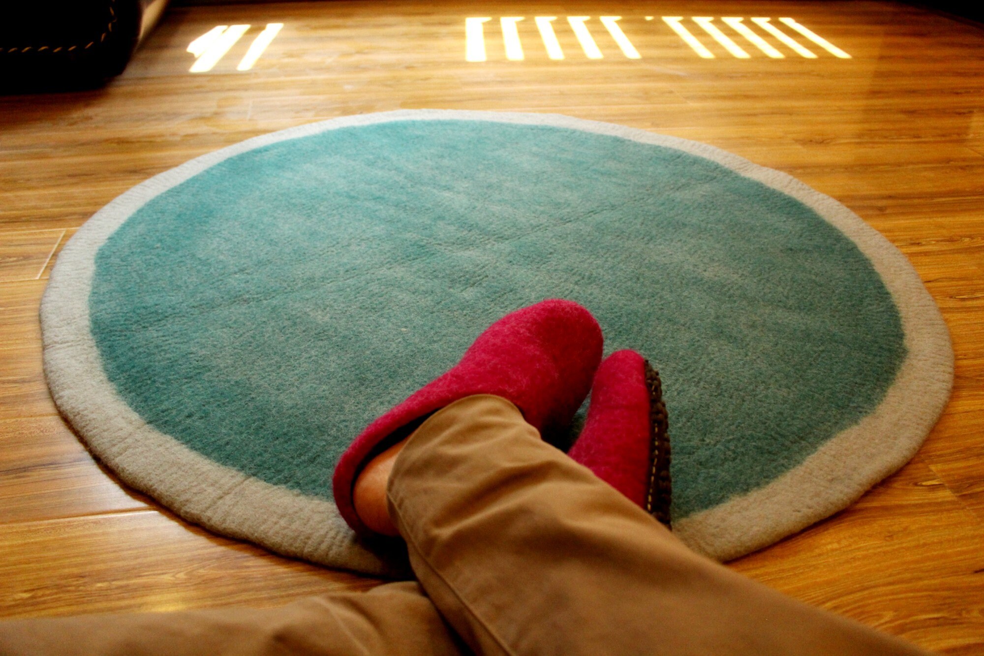 Wool Nursery Rug 60 CM to 250 CM Green and Gray Plain Mat Etsy