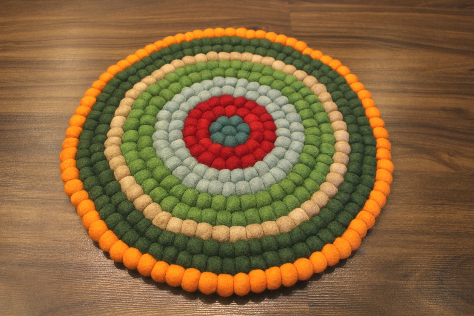 Wool Felt Ball Rug 40300cmRound Felt Ball RugFelt Etsy