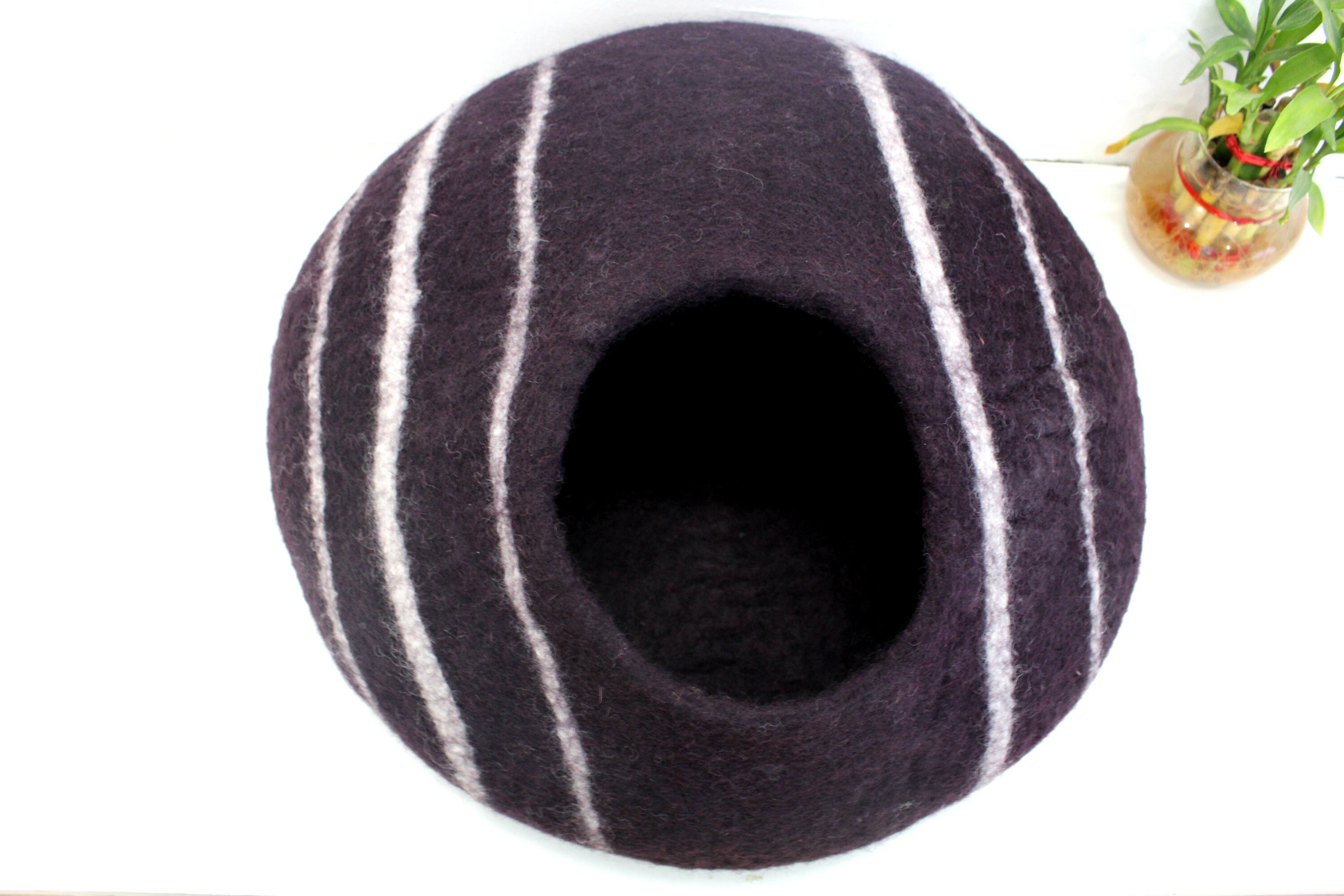 Cozy Cat cave PurpleCat HouseCat bed Etsy