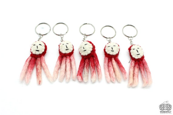 Felt key hotsell rings