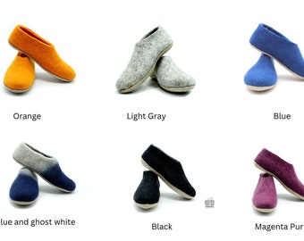 Felt Shoes| Adult House Shoe, Handmade Wool Boot for Men and Women |Felt Indoor Slippers | Cozy and Comfortable Footwear