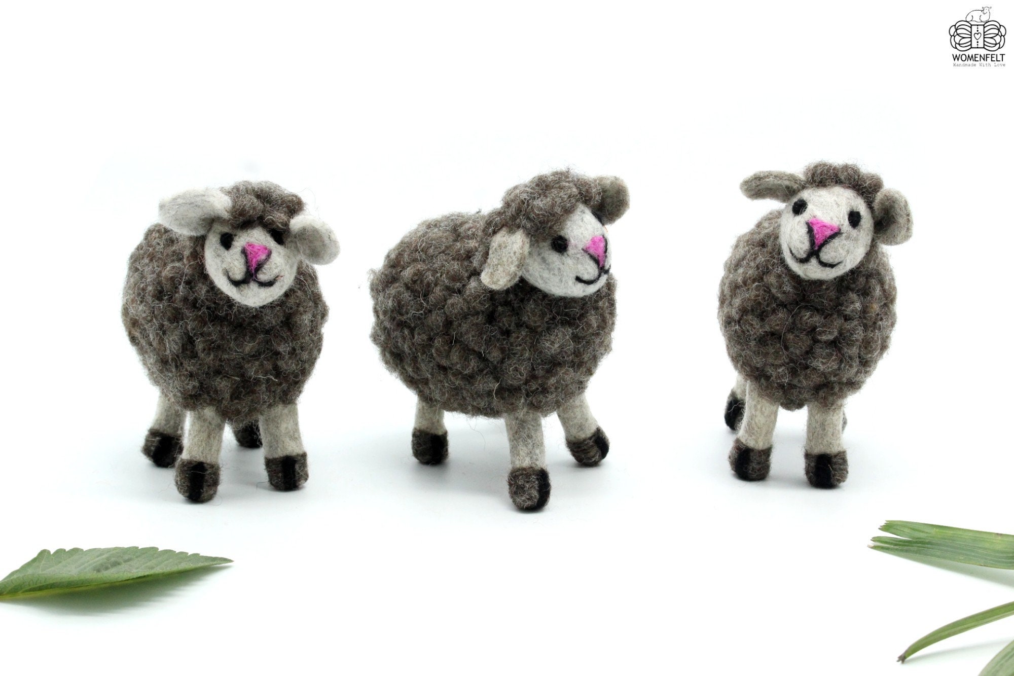 10 Pcs Felt Animal Toy Wool Felted Sheep Handmade Pretend - Etsy 10 Pcs Felt Animal Toy Wool Felted Sheep Handmade Pretend - Etsy
