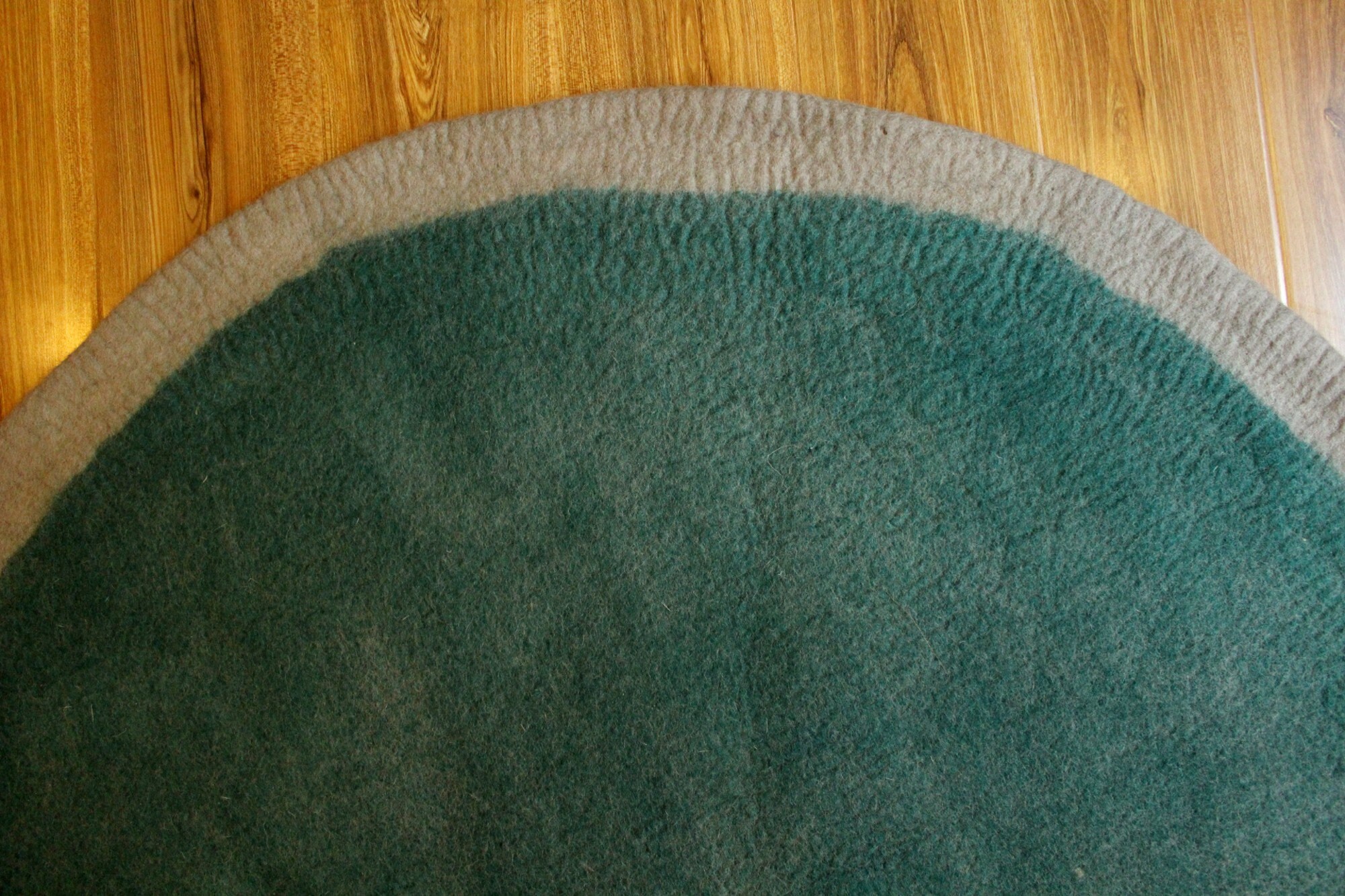 Wool Nursery Rug 60 CM to 250 CM Green and Gray Plain Mat Etsy