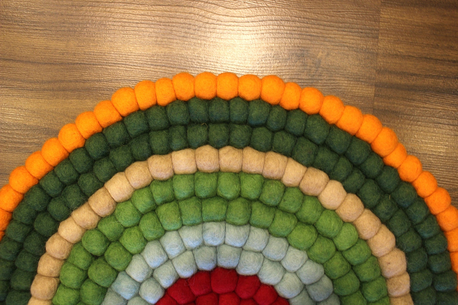 Wool Felt Ball Rug 40300cmRound Felt Ball RugFelt Etsy