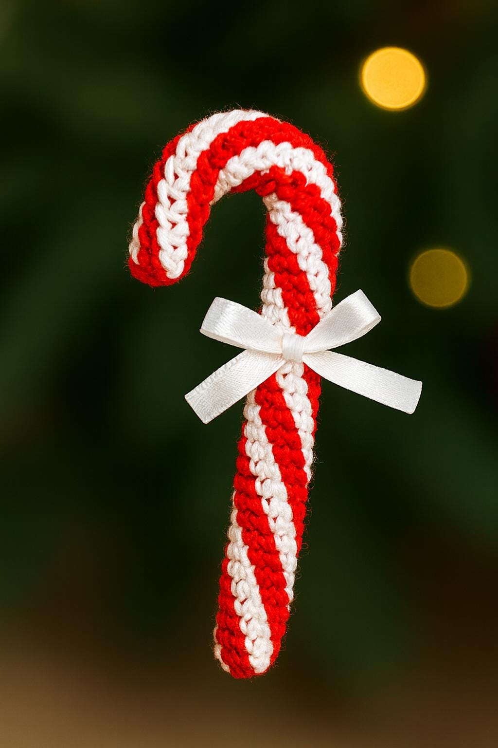 Amigurumi Candy Cane Crochet Pattern | Christmas Ornament PDF ...