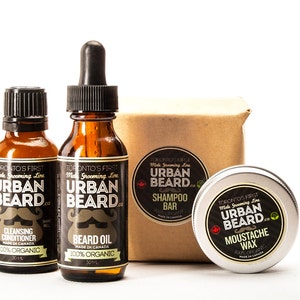 Organic & Vegan Friendly Beard Grooming Gift Pack image 4