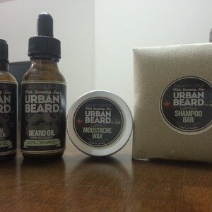 Organic & Vegan Friendly Beard Grooming Gift Pack image 3