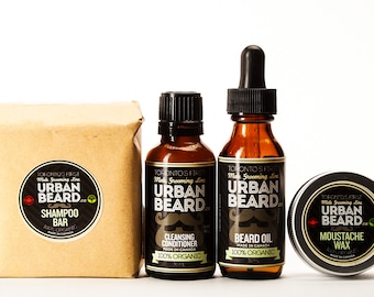 Organic & Vegan Friendly Beard Grooming Gift Pack