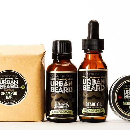 Organic & Vegan Friendly Beard Grooming Gift Pack Etsy