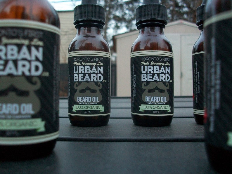 Organic Beard Oil Vegan Friendly Made in Toronto Canada Etsy