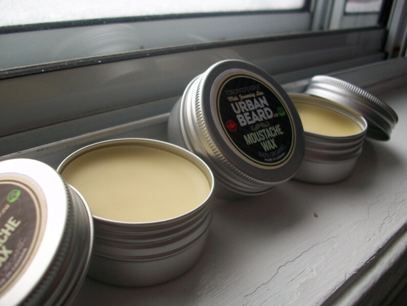 Organic & Vegan Friendly Moustache Wax Made in Toronto Canada Etsy