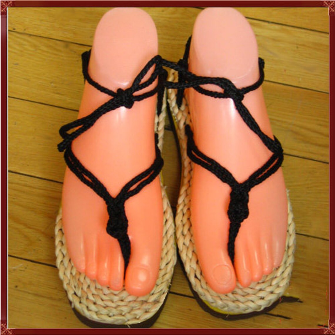 Slippers Straw Shoesstraw Slippersnaturalhandmadewoven Etsy