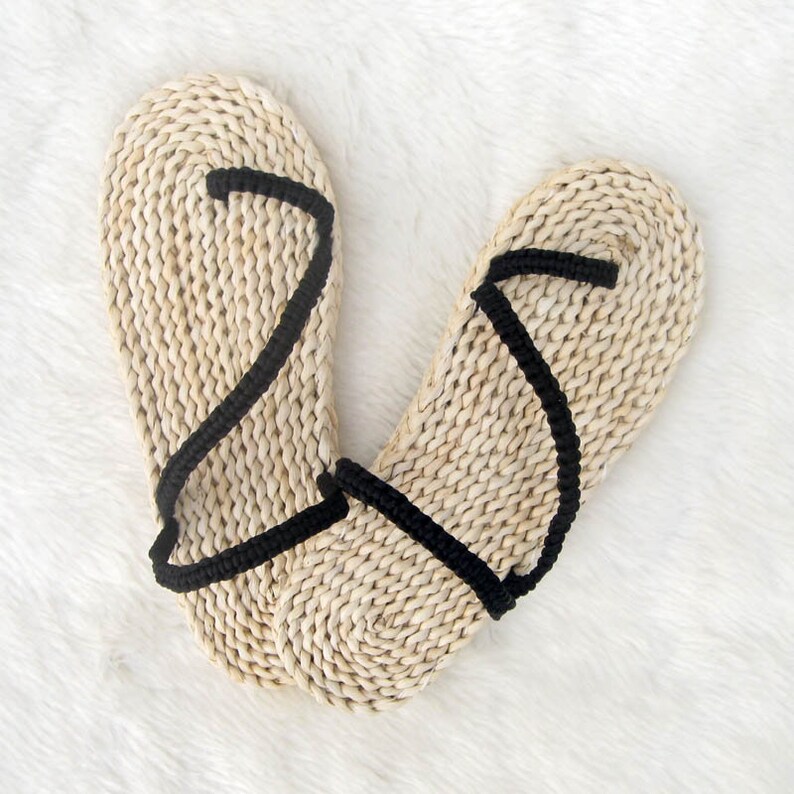 straw slippers amazon