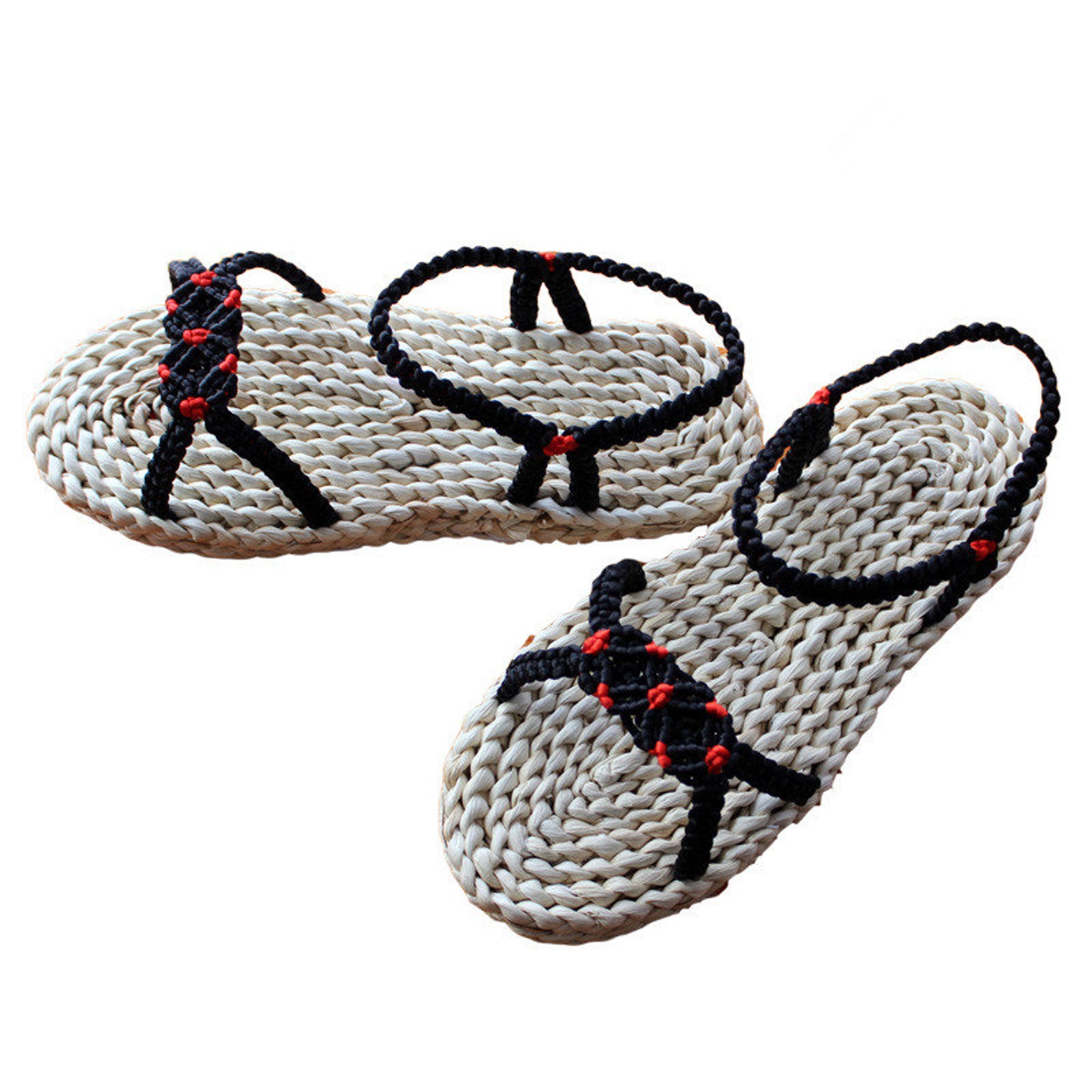 straw slippers amazon