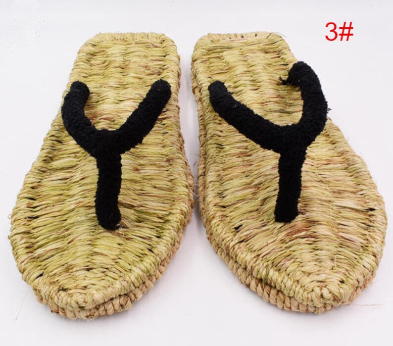Slippers / Straw Shoes/straw Slippers/natural/handmade/woven Etsy
