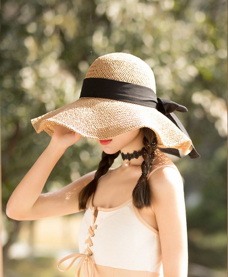 straw hat beach hat fashion trends Fashion accessories womens hats summer hat summer hats women fedora hat summer outfits straw cap