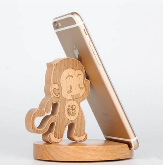 Wooden Dog Shaped Mobile Phone iPad Holder Stand Wood working gifts, Ipad holder