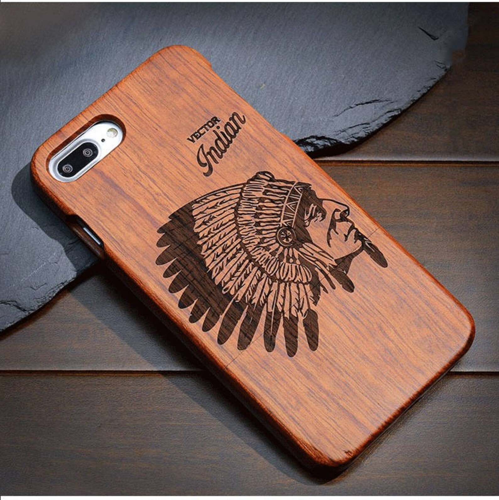 Iphoneengraved Wood Phone Case Wooden Iphone 7 8 Case Etsy