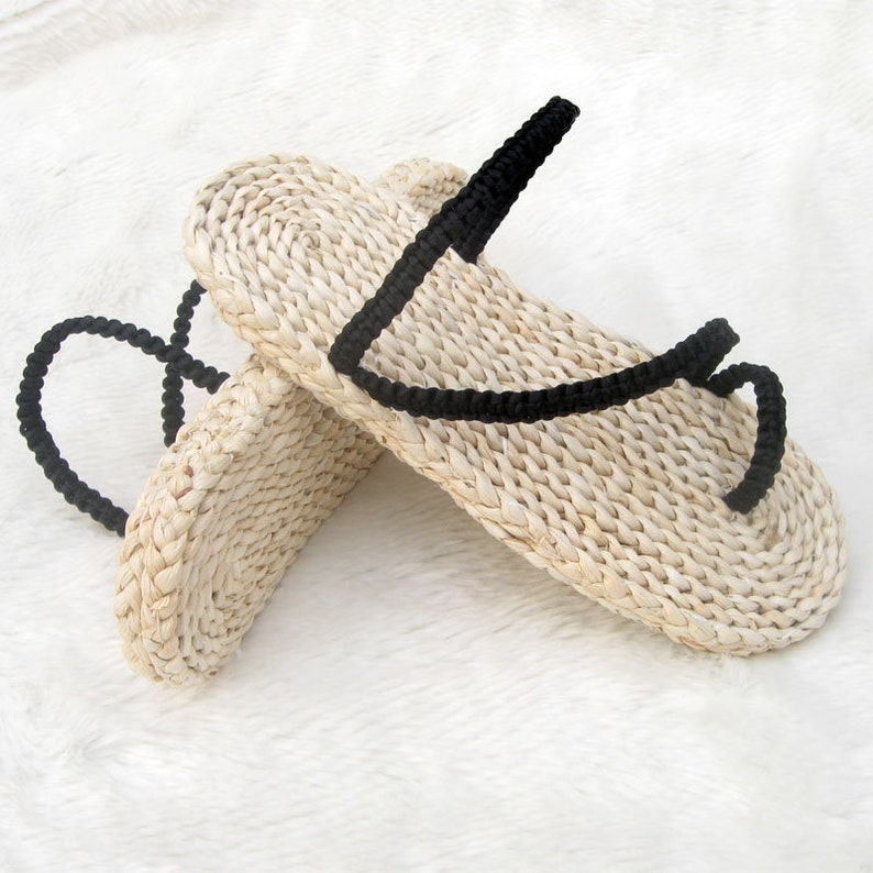 straw slippers amazon